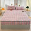 Sleeping Grid Skin Friendly Pure Cotton Thick Bed Sheet