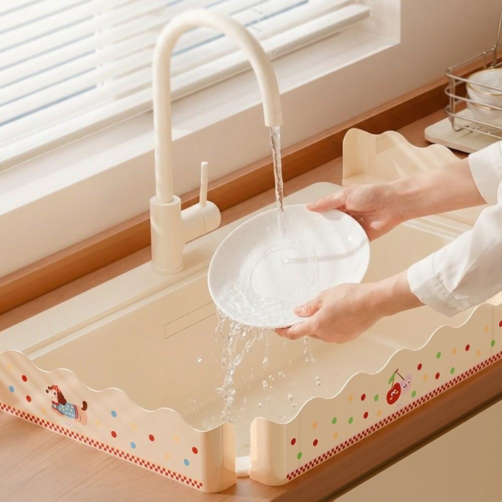 Multi-functional Splash Guard Oil-Proof Water Baffle Practical Kitchen Sink Baffle  Faucet Area