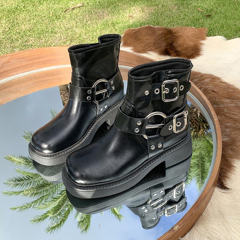 Small short boots women's Martin boots winter new elastic soft-soled thin boots long boots