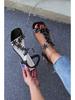2023 Clear Platform Waterproof Chunky Heel Floral Roman Women's Sandals