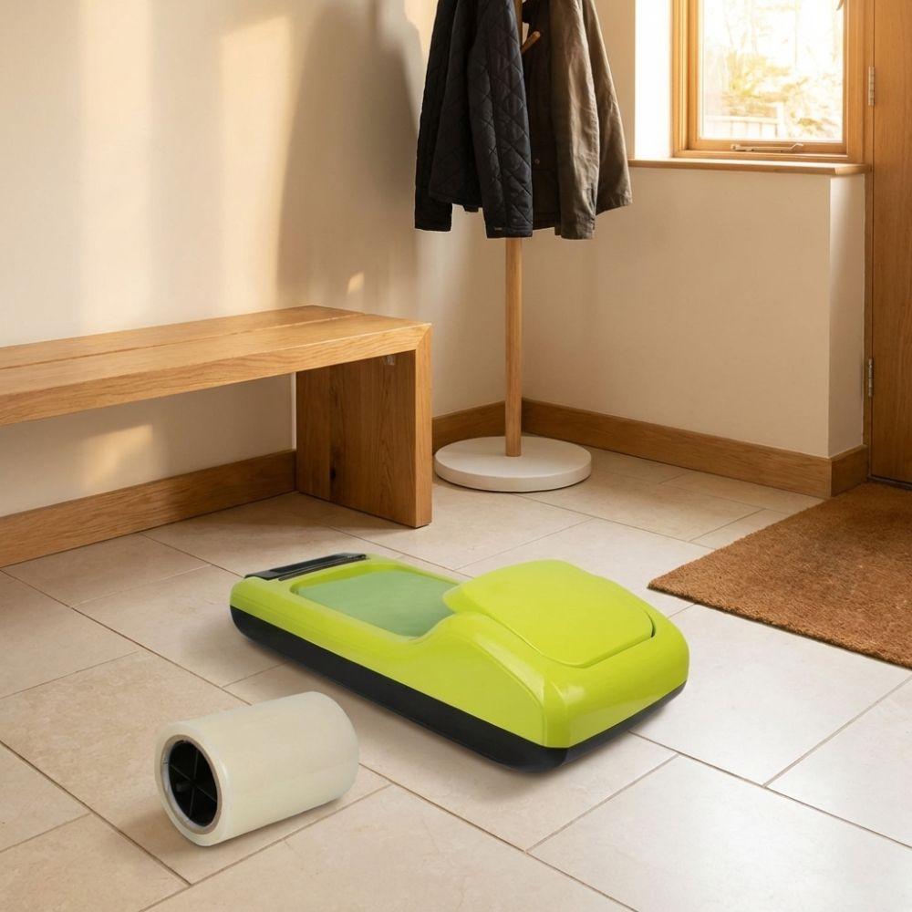 Hands-Free Automatic Shoe Film Dispenser Dustproof Step on Design Intelligent Shoe Cover Box Sanitary Fully Automatic