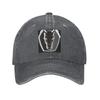 Dark Horse Mustang Abzeichen Gewaschene Jeans Kappe Lässige Baseballkappen Verstellbarer Hut Sommer Unisex Baseballkappen