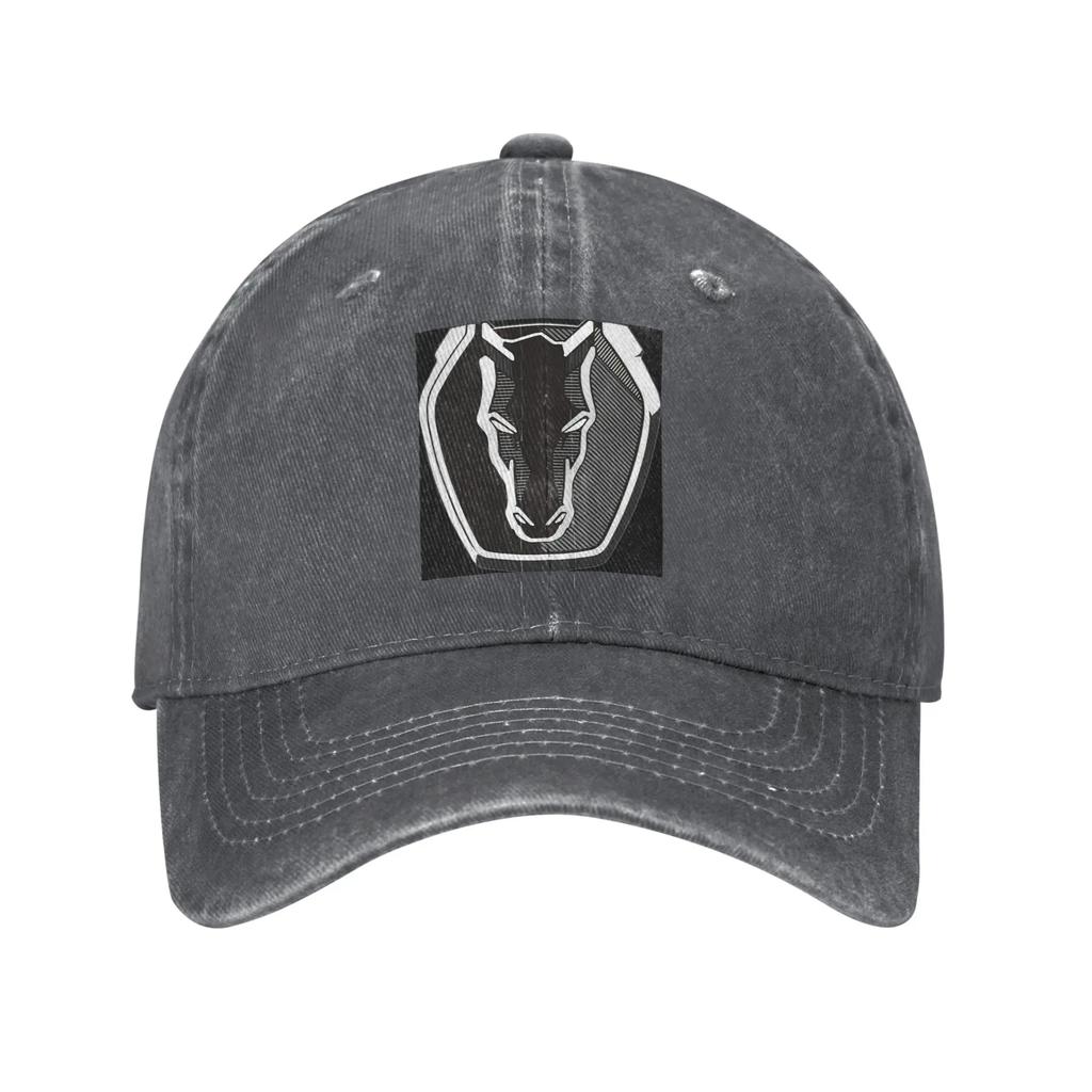Dark Horse Mustang Abzeichen Gewaschene Jeans Kappe Lässige Baseballkappen Verstellbarer Hut Sommer Unisex Baseballkappen