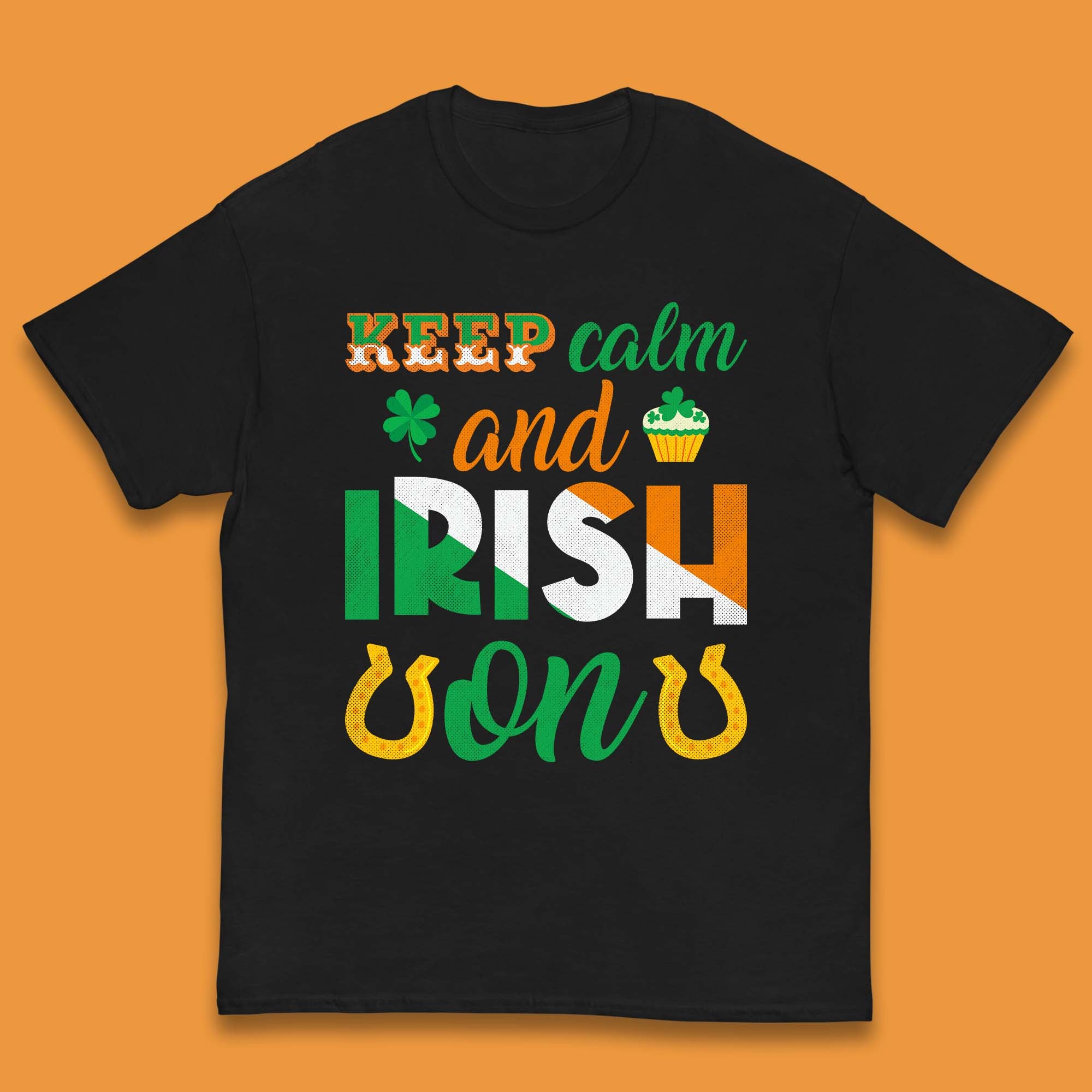 Keep Calm And Irish On Kids T-Shirt 150