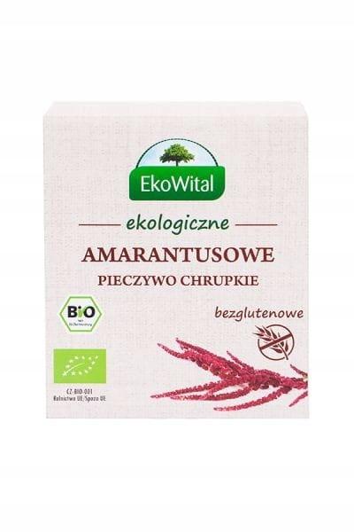 Crispbread with Amaranth, GLUTEN-FREE, ORGANIC, 100 G, Ekowital, 100 G