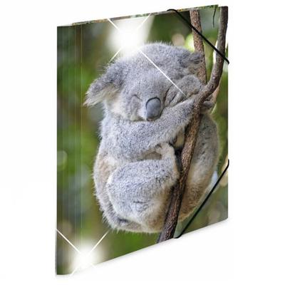 Herma rugalmas fényes PP mappa A4-es, állatok mintás (Koala)