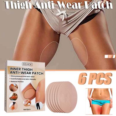 6PCS Anti Chafing Sticker Paste Inner Thigh Anti Wear Patch Anti Friction Thigh Pads Disposable Self Adhesive Invisible Thigh Patch
