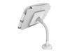 Compulocks Flex Arm VESA Counter Top Kiosk Mount White Mounting Kit (flexible Bras) for Wall-mounted White Steel Tablet