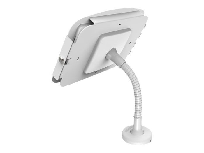 Compulocks Flex Arm VESA Counter Top Kiosk Mount White Mounting Kit (flexible Bras) for Wall-mounted White Steel Tablet