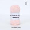 Xue Feier 4-Ply Milk Cotton Yarn for DIY Crochet Doll Keychains
