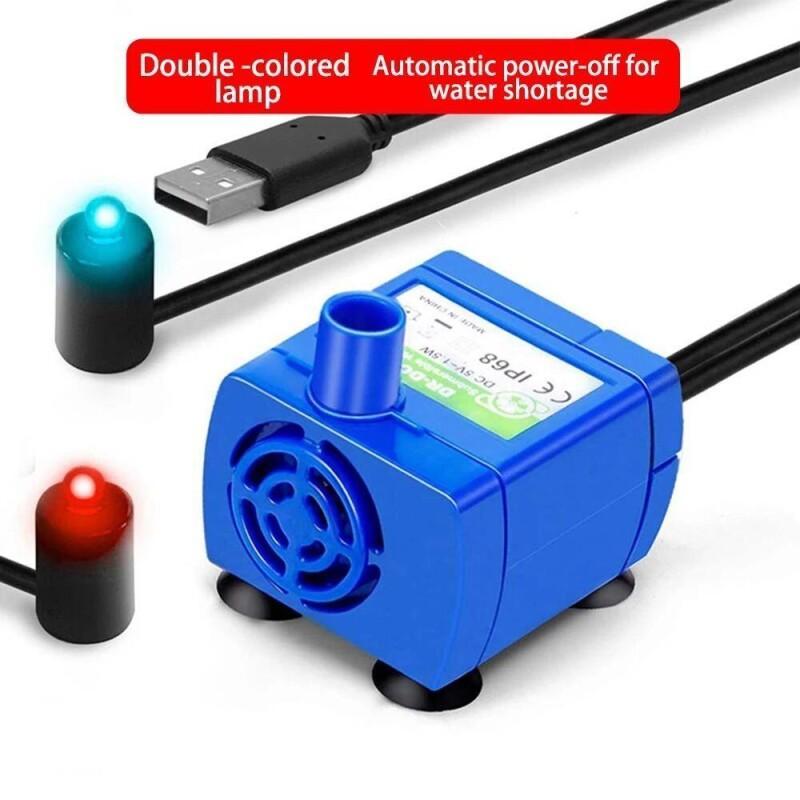 15W Mini Submersible Water Pump USB DC 5V Ultra QuietBrushlessMotor For Pet Fountain Aquarium Hydroponics DRDC160 Water Pump