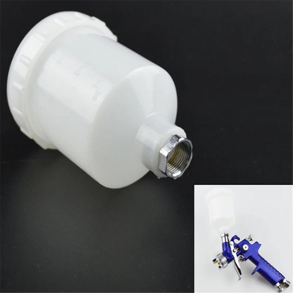 125ml Plastic Spary Paint Pot 92 X 63mm White Tool Accesseries For H2000 HVLP Manual Mini Spray Paint Pneumatic Tool