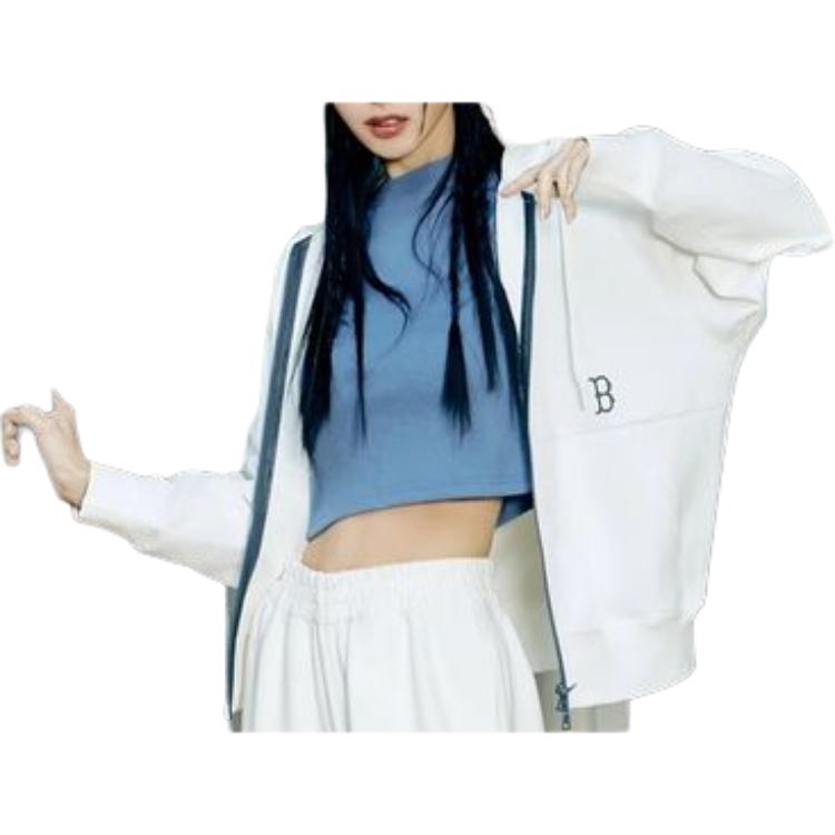 New MLB SS24 Sweatshirt Unisex White 3ATRB0441-43CRS