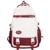 Primary School Girl Burgundy Two Piece Set of Tuition Bag Junior High School High School Backpack