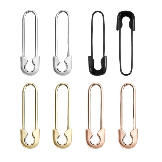 1 pár Dámské náušnice Vyhloubený špendlík Tvar Leštěný Galvanický kov Lehký Každodenní život Festivaly Večírky Termíny Šperky do uší