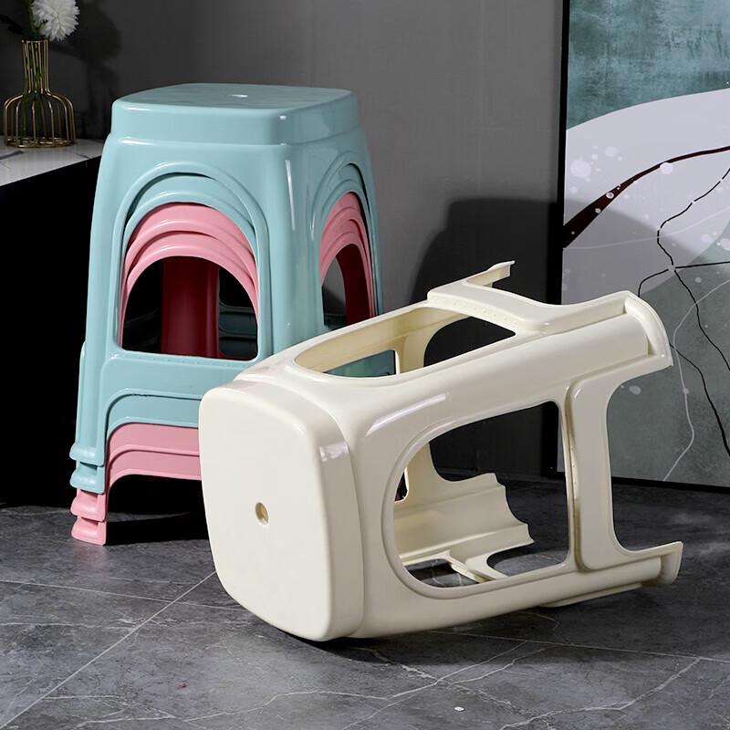 Economical Thickened Plastic Square Stool