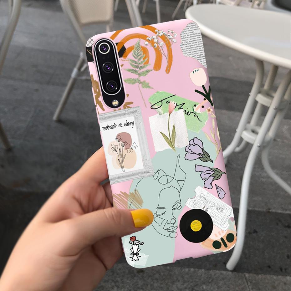 Lovely Printing Jelly Phone Case For Xiaomi Mi 9 SE Mi9 Soft Silicone TPU Back Cover For Xiaomi Mi 9 Lite Mi 9SE 9 SE Bumper