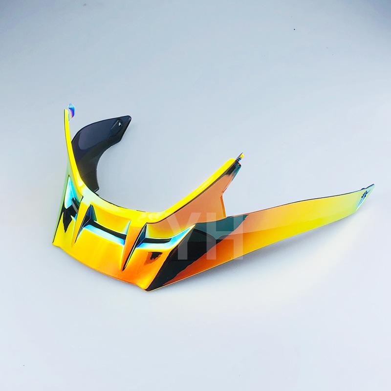 R50S Spoiler zadního křídla helmy, Vícebarevný, Nedestruktivní instalace