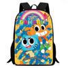 Gumball Cartoon Kids School Backpack Elementary Students Lightweight Spine-Protective Breathable Oxford Fabric Bag With Fun