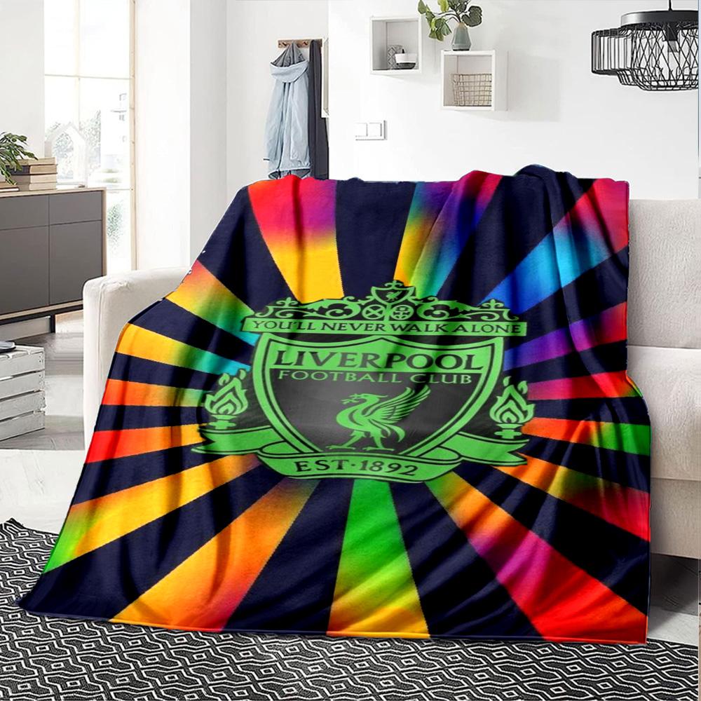 Liverpool Blanket Comfortable Perfect for Couch Bed Picnics for All Seasons Modern Gift for Travel Home Birthdays