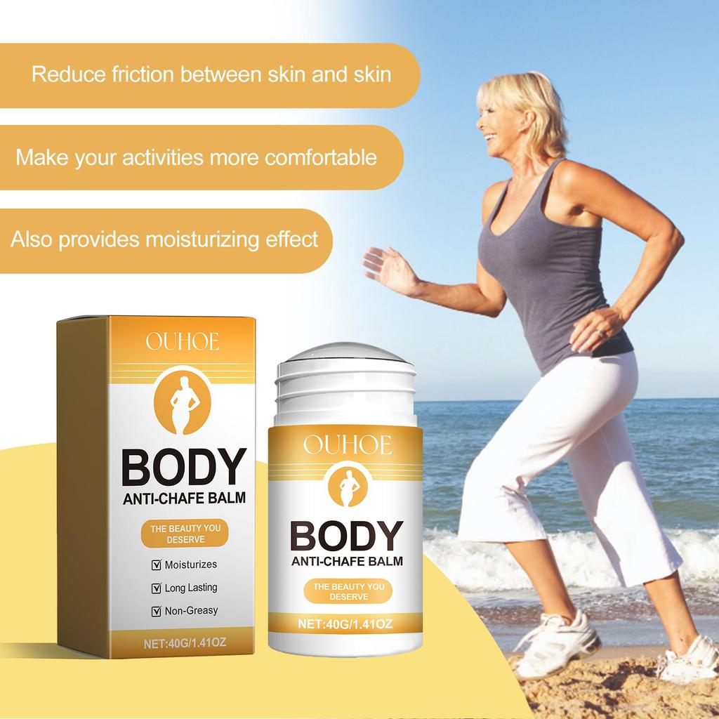 OUHOE Körperpflegestift Hautschonend feuchtigkeitsspendend feuchtigkeitsspendend gegen Trockenheit Risse verhindern Reibung Körpergelenkpflege