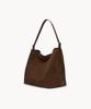 Clave Ellie Suede Brown Tote Bag