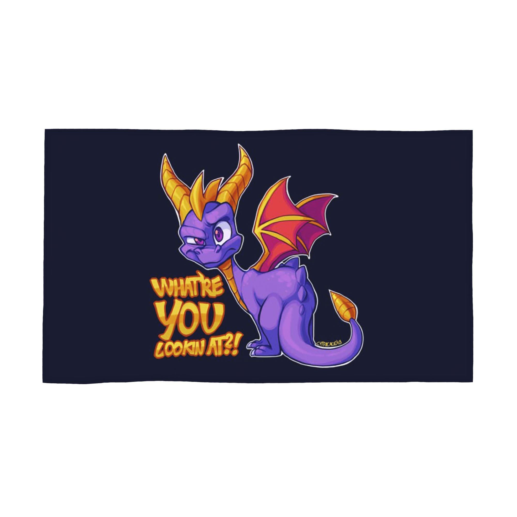 

Spyro Pattern Soft Face Towel Quick Dry Pool Bath Cotton Towels Absorbent Quick W40*H60(CM)