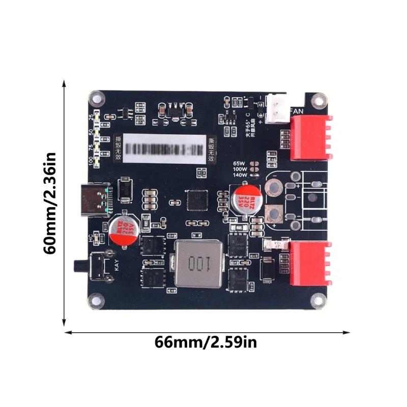 140W Fast Charging Module 2S- 6S Battery Charging Board Charging Module Bidirectional Temperature Control