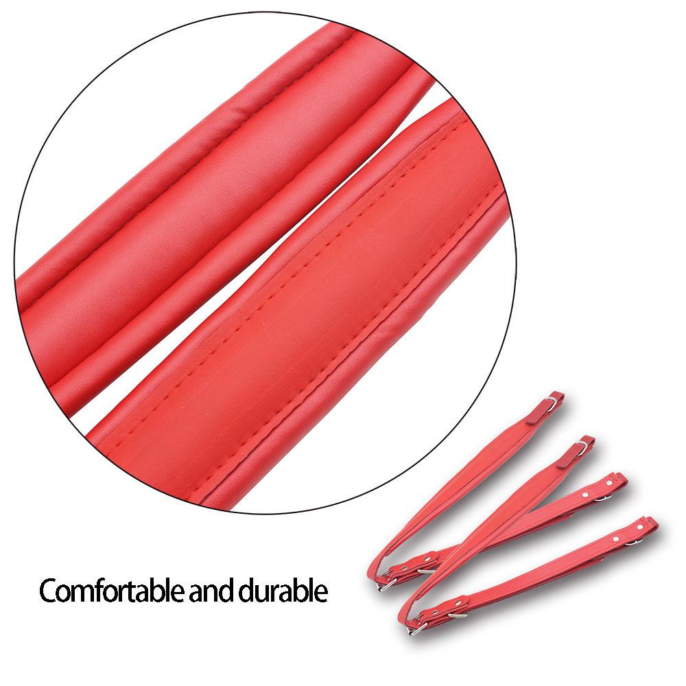 M MBAT Pair of Adjustable Synthetic Leather Accordion Straps High-quality Accordion Accessory For 16-120 Bass Accordion