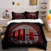 Design del logo AC Milan. Set lenzuola Set copripiumino Copripiumini Federe(1* Copripiumino 2* Federe senza imbottitura piumone)