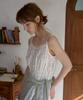 WIOE Boho Floral Cami Tiered Dress_Ivory