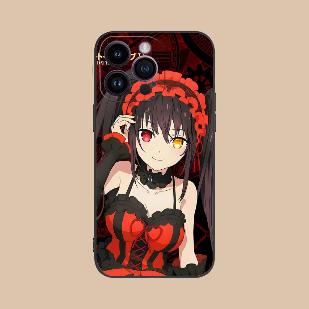 

Date a Live Kurumi Tokisaki Phone Case for iPhone 17 16 15 14 13 12 11 X XR XS 8 7 Pro Max Plus Mini Colour Protective Cover iPhone 7 Plus