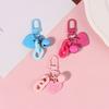1Pc Alloy Love Shape Pendant Keychain Heart Key Chain With Bell Couple Friend Bag Gift Jewelry Key Holder Accessories