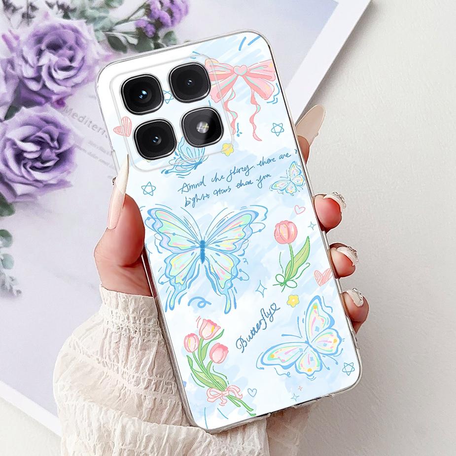 For Xiaomi Mi 14T Pro Case Cute Cat Fashion Painted Cover Soft Silicone Phone Case For Xiaomi 14T Pro Mi14T 5G Back Cover Bumper