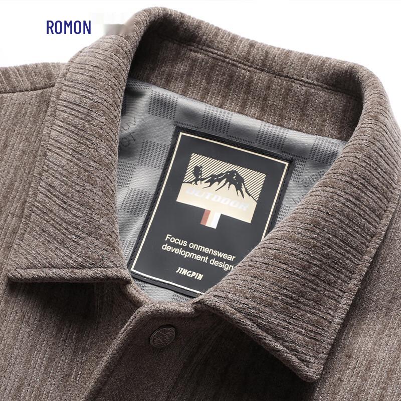 ROMON E Men's Business Casual Lapel Jacket