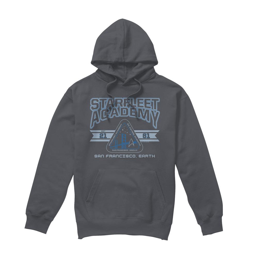 STAR TREK Mens Starfleet Academy Earth Hoodie