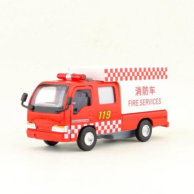 

Fire Trucks And Police Cars Alloy Childrens Toy Car Model With Inertia Control For Play And Collecting Fire Truck