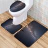 Star Bathroom Floor Mat Toilet Three-Piece Set