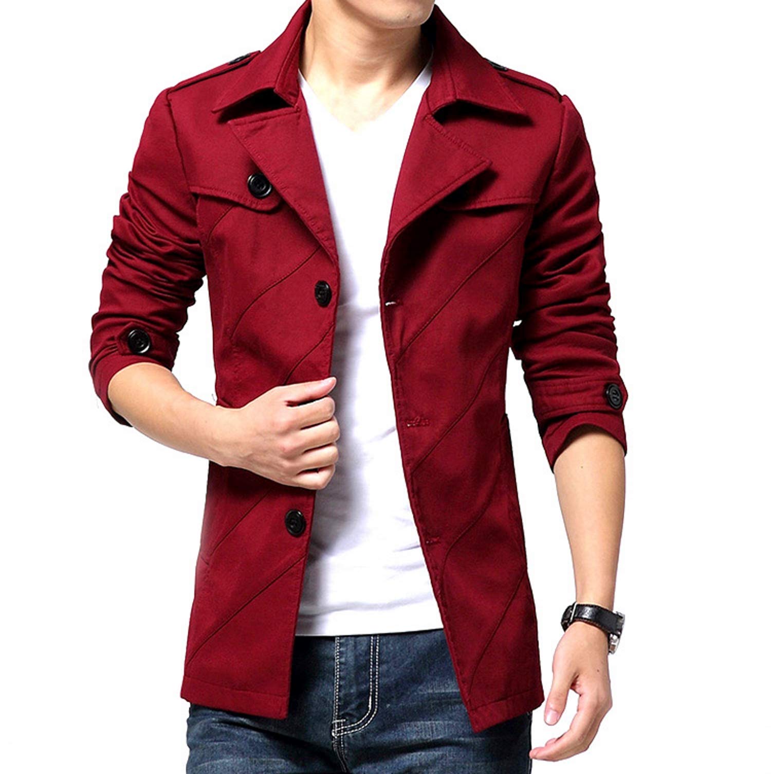 

Приталенный стильный костюм Terra Cold Slim MA02 винного цвета, мужской пиджак, пальто, верхняя одежда, деловой, повседневный, пиджак, блейзер, хлопок, куртка, весна, осень,