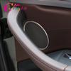 Stainless Steel Car Door Speaker Decorate Cover Trim for BMW X3 X4 G01 G02 2018-2022 Door Speakers Stereo