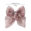 2Pcs Baby Hair Clip for Girls Hair Tie Ink Style Bow Kid Hair Accessory Sping Autumn Princess Children Hairband