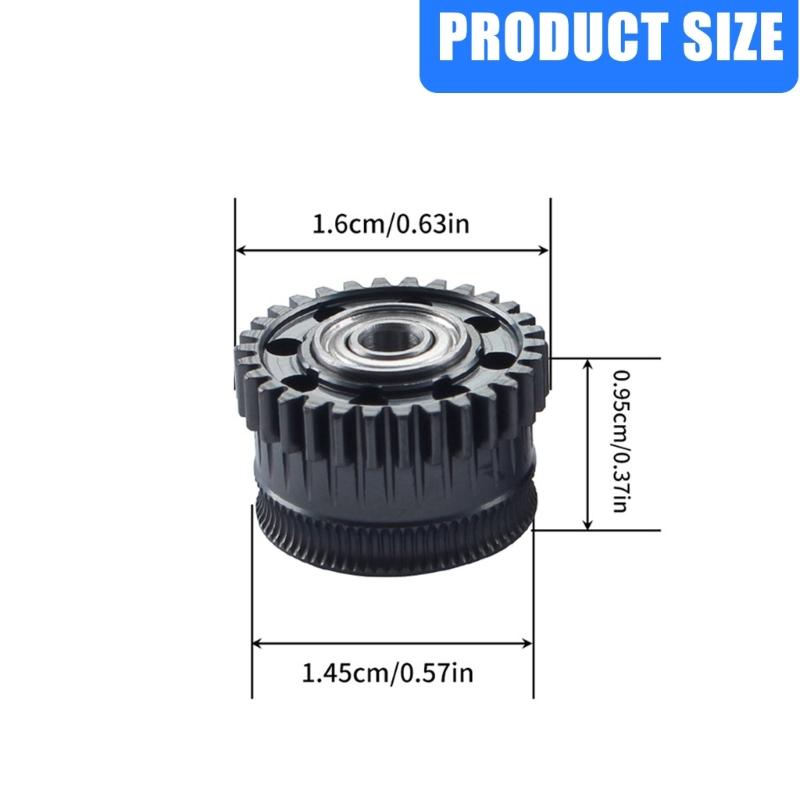 Engrenage d'extrudeur en métal Pour imprimantes 3D K2PLUS Extrudeur Couple élevé 80N(Plus) Accessoires d'entraînement de filaments pour usage industriel