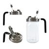Mason Jar Pour Spout Lid with Handle Wide Mouth Flip Cap