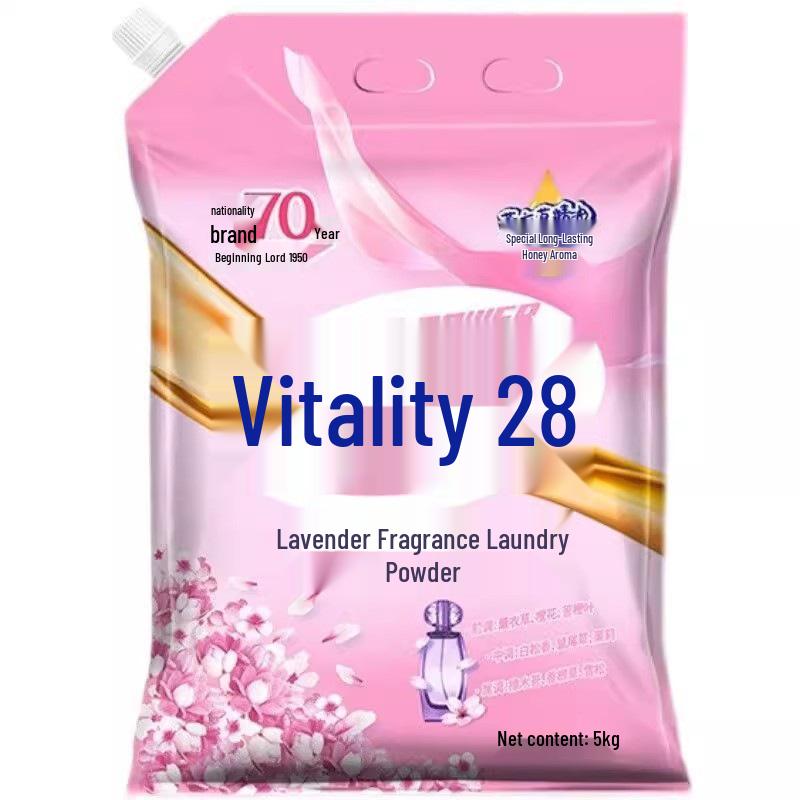 Vitality Lavender Laundry Powder - Stain Removal, Long-Lasting Fragrance, Large Bag