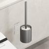 Wandmontierte Toilettenbürste mit Halter