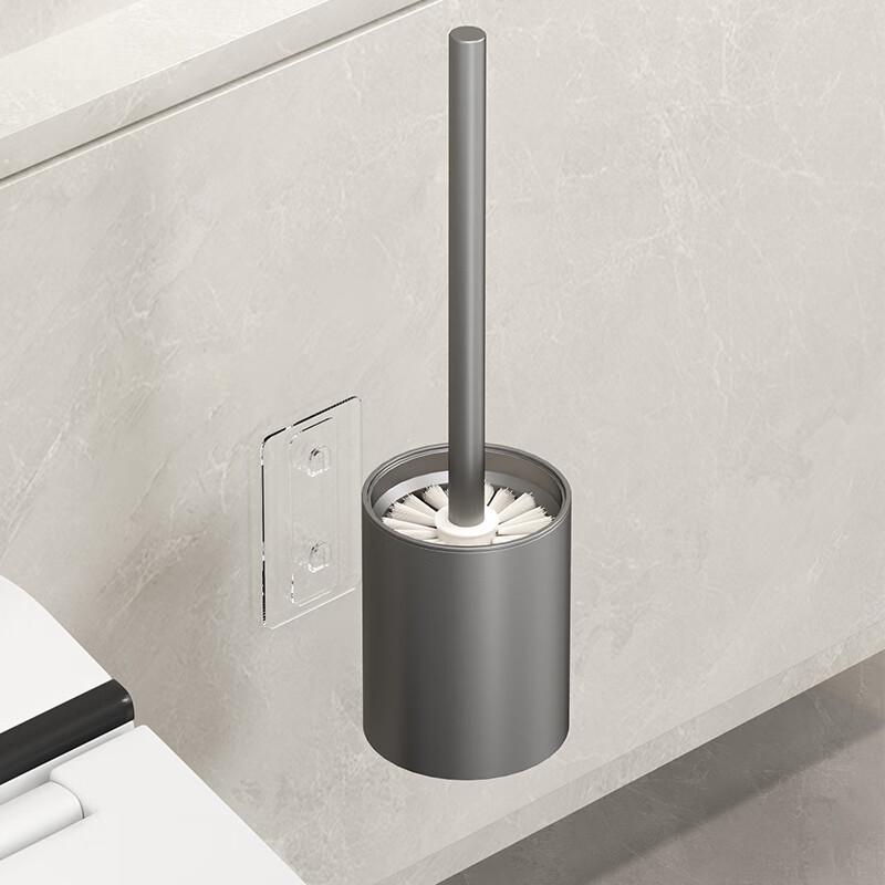 Wandmontierte Toilettenbürste mit Halter