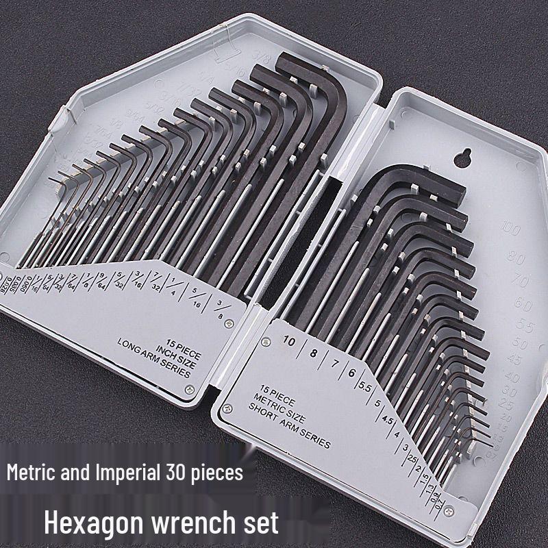Hex Key Set: Multifunctional High Hardness Hexagonal Screwdriver and Wrench Tool