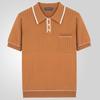 European and American Export Men's Clothing Amazon New Summer Knitwear Lapel Short-Sleeved Business Polo Shirt for Men Sy0186