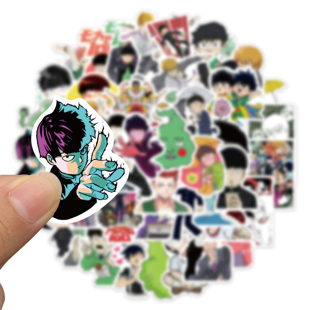 52 New Anime 100% Graffiti Stickers Computer Water Cup Suitcase Guitar Notebook DIY Stickers