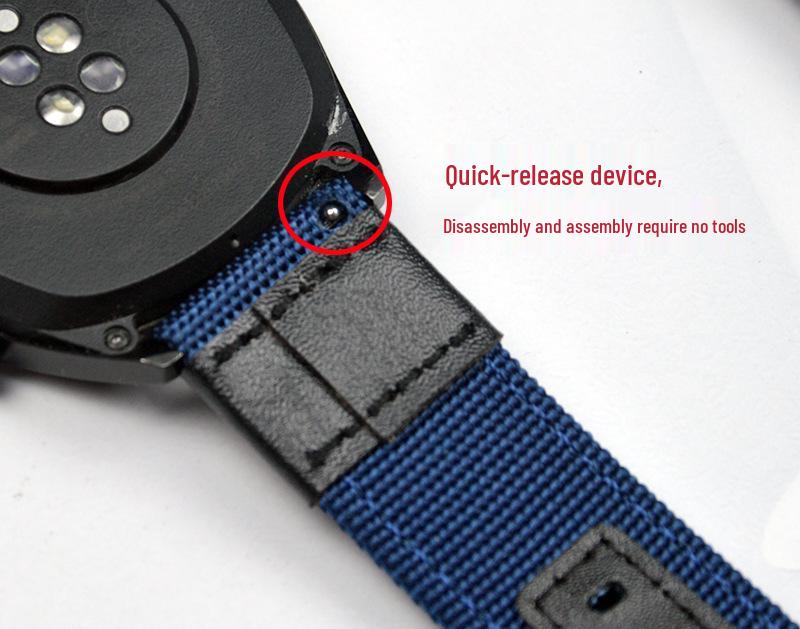 Trendy Nylon Sport Strap for Huawei GT3, Honor GS Pro, Samsung Watches